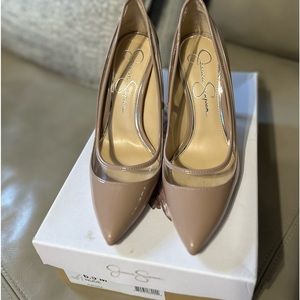 Jessica Simpson Purvista Nude Pumps Stiletto Heel Brand New in Box